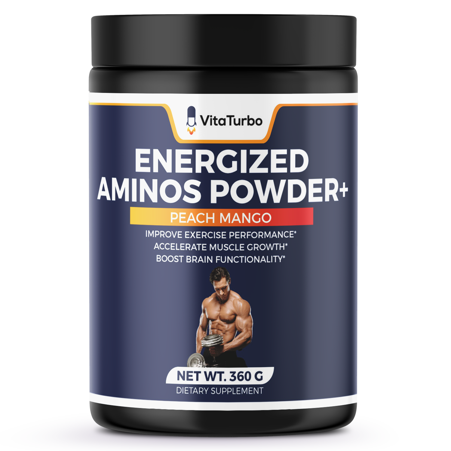 Energized Aminos Powder+<br>(Peach Mango)</br>