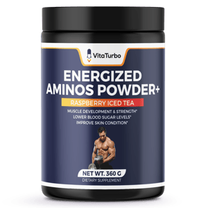 Energized Aminos Powder+<br>(Raspberry Iced Tea)</br>