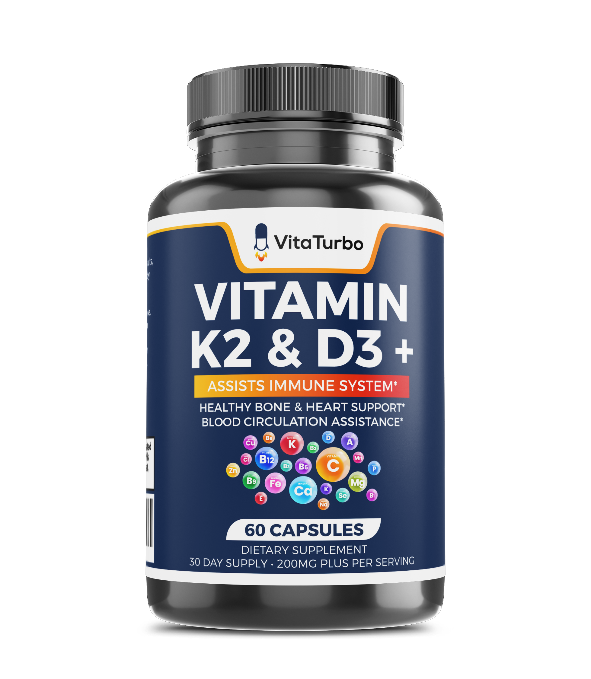 Vitamin K2 & D3 +