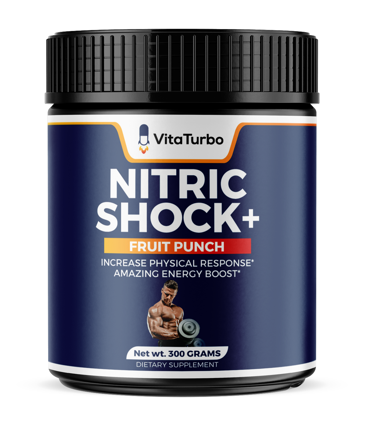 Nitric Shock+ Pre-Workout<br>(Fruit Punch)</br>