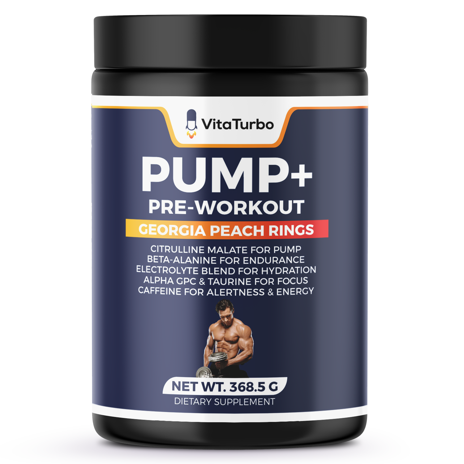 Pump+ Pre Workout<br>(Georgia Peach Rings)</br>