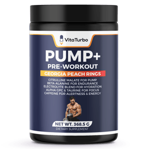Pump+ Pre Workout<br>(Georgia Peach Rings)</br>