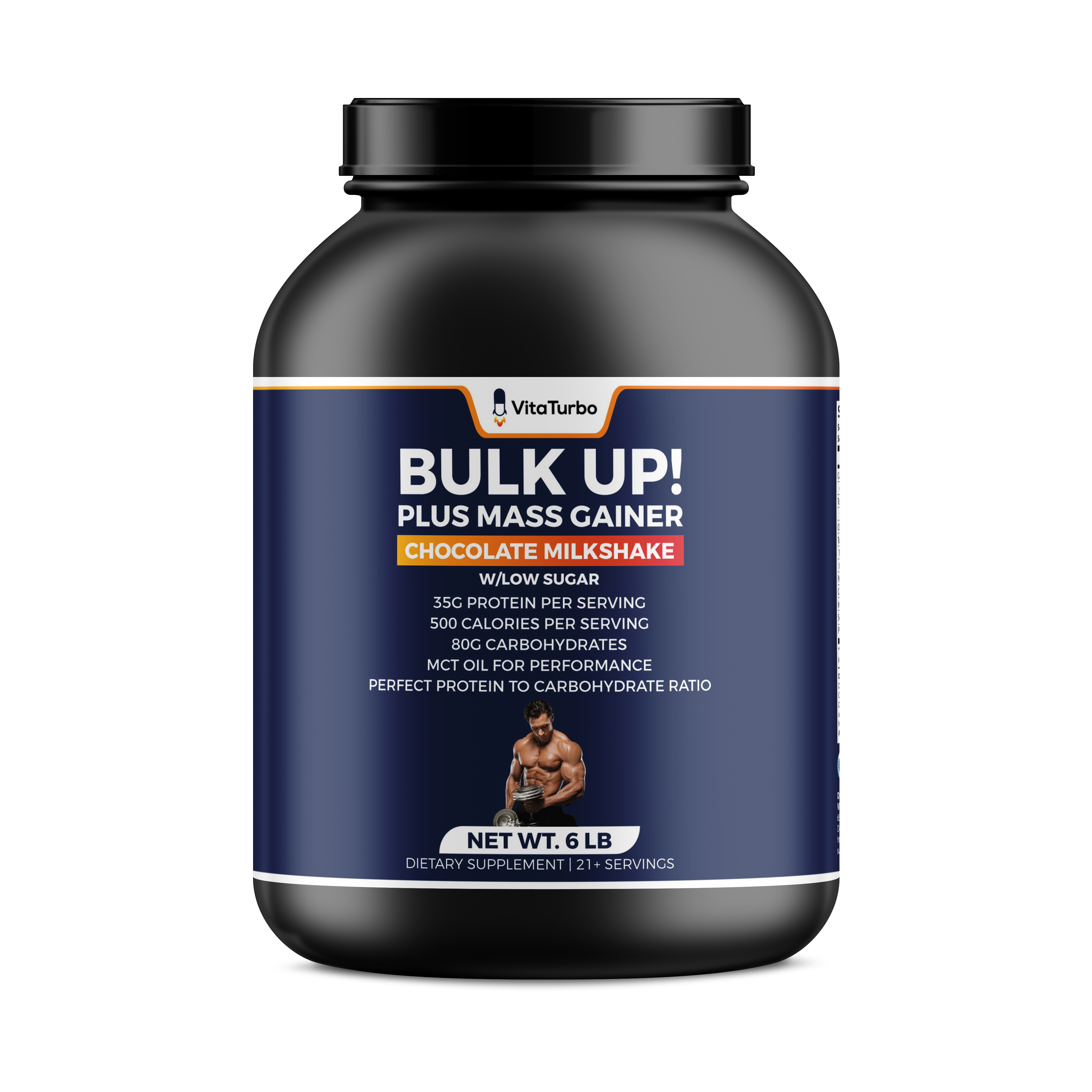 Bulk Up! Plus Mass Gainer<br>(Chocolate Milkshake)</br>