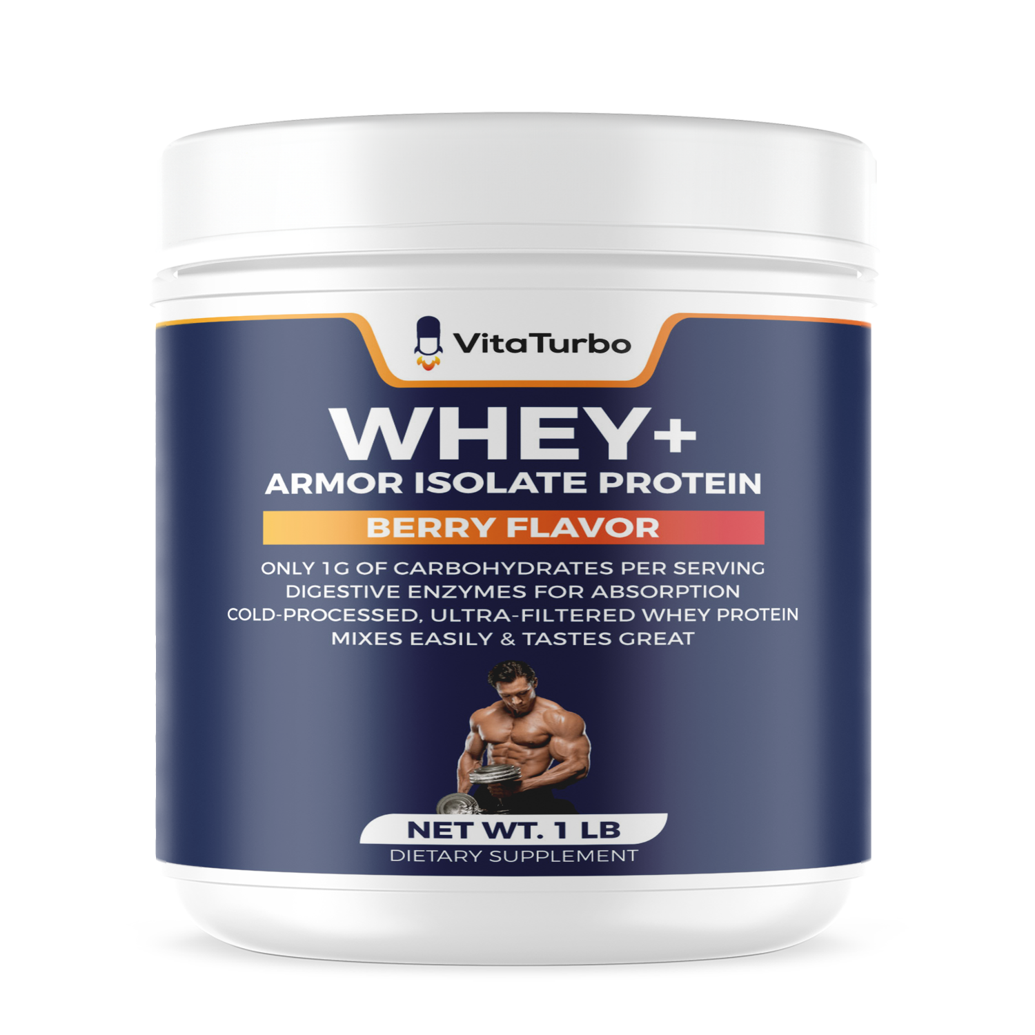 Whey+ Armor Isolate Protein<br>(Berry Flavor)</br>