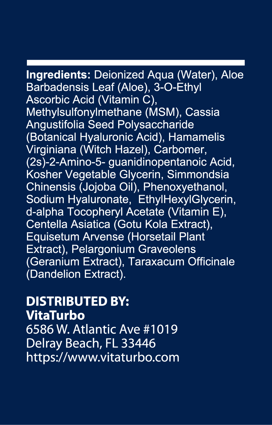 ingredients(bottle)
