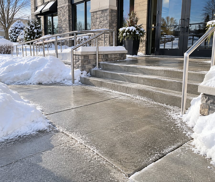 Commercial Snow Removal Contractors by Cruger Contracting LLC