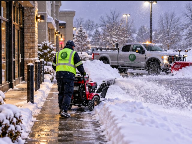 Sidewalk & Walkway Snow Removal in Chelsea Cove