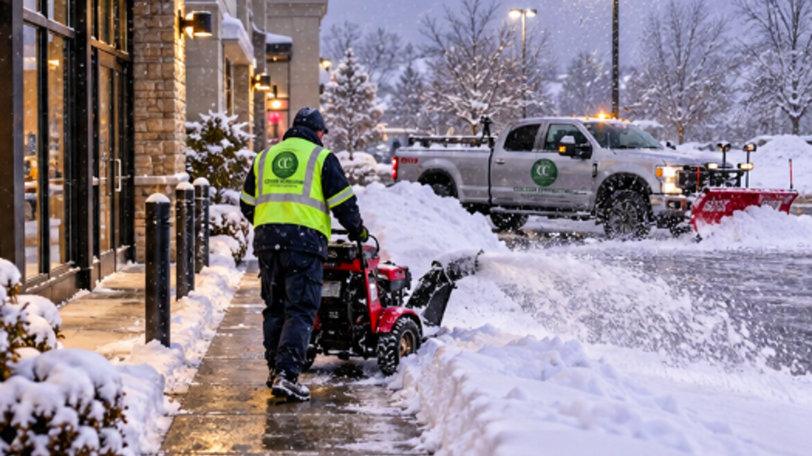 Sidewalk & Walkway Snow Removal in Chelsea Cove, NY