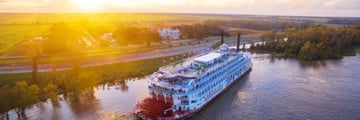 See the magnificent Antebellum Mansion at American Queen Voyages' exclusive resort, Nottaway in Louisiana