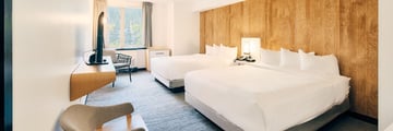 Guest room with two queen beds