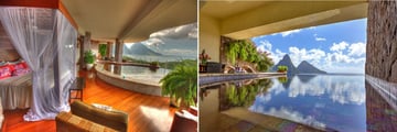 Accommodation at Jade Mountain