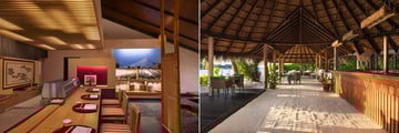 Kithajima Japanese Restaurant and Kakuni Barefoot Beach Restaurant at Adaaran Prestige Vadoo