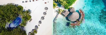 Birdseye view of Adaaran Prestige Vadoo