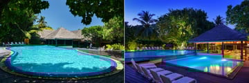 Adaaran Select Hudhuran Fushi Maldives pools