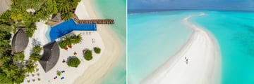 Aerial View at Kuramathi Maldives