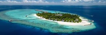Aerial View of Baglioni Maldives