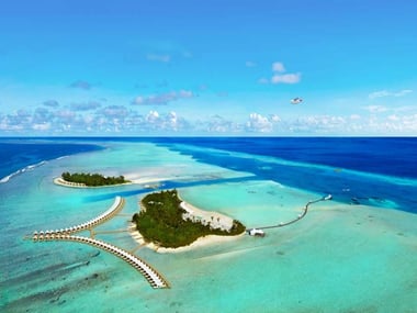 An aerial view of Cinnamon Hakuraa Huraa