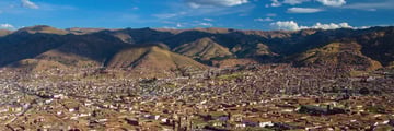 Aerial View of Cusco, Peru