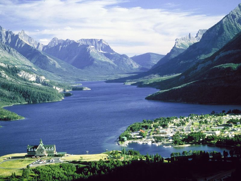 view of Waterton Lakes