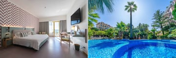 Reginna Palace Hotel pool and room