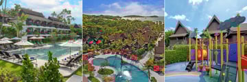 Amari Koh Samui: Garden Wing Pool, Aerial View of Resort & Kids Club