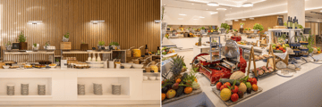 Dine with an abundance of choice at the Aminess Khalani Hotel