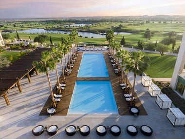 The pool at Anantara Vilamoura Algarve Resort