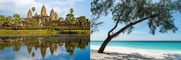Angkor Wat and Cambodia's beautiful beaches