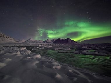 Northern Lights Landscape