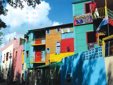 Colourful Architecture in Buenos Aires