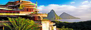Ariel View at Jade Mountain