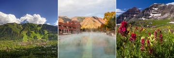 Aspen, Glenwood Hot Springs, Snowmass