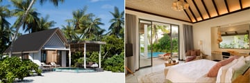 Beach Pool Villa at Meyyafushi Maldives