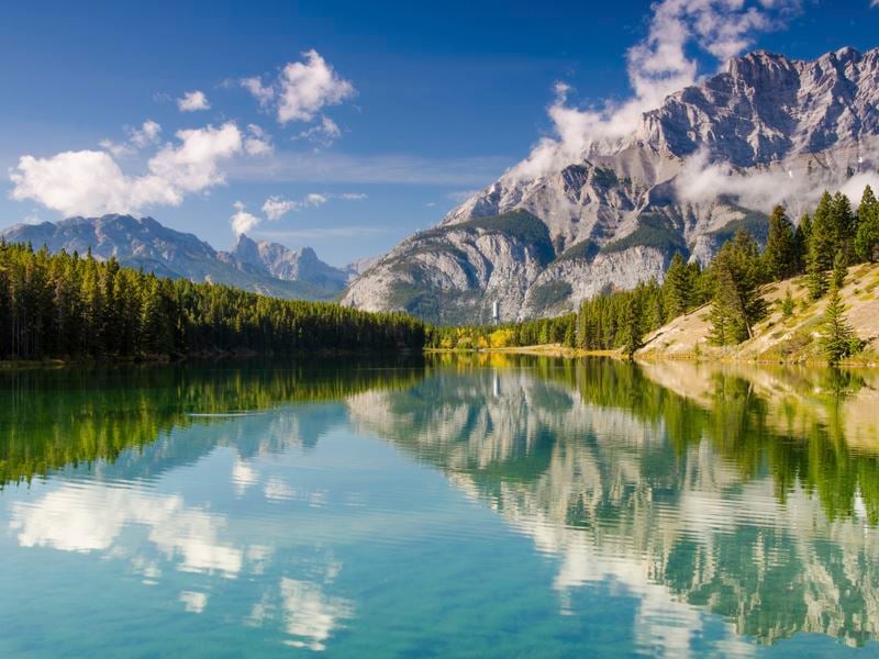 lake views in Banff