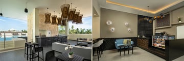 Bar and restaurant in a resort
