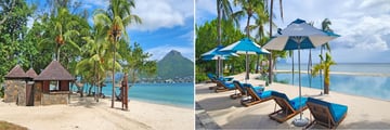 The Beach and Pool at Maradiva Villas Resort & Spa