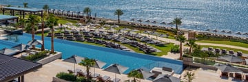 Amara's beach lawn pool view