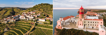 Douro Valley vineyards, Cape St Vincent