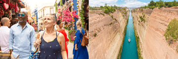 Exploring Athens and the Corinth Canal, Peloponnese