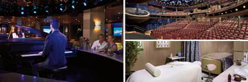 HAL Eurodam Billboard Bar, Mainstage & Spa