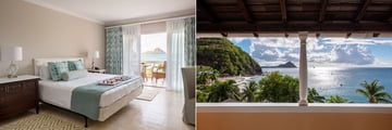 Room with ocean views in a hotel