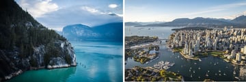Sea to Sky Highway Squamish; Vancouver; Credit - Destination British Columbia & Destination Vancouver