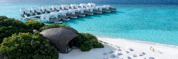 Aerial view of Dhigali Maldives