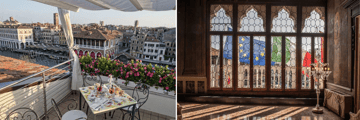 Rooftop terrace, Portego window