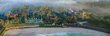 Candi Beach Resort Aerial Beachfront View