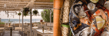 Dining at the Giùammare restaurant