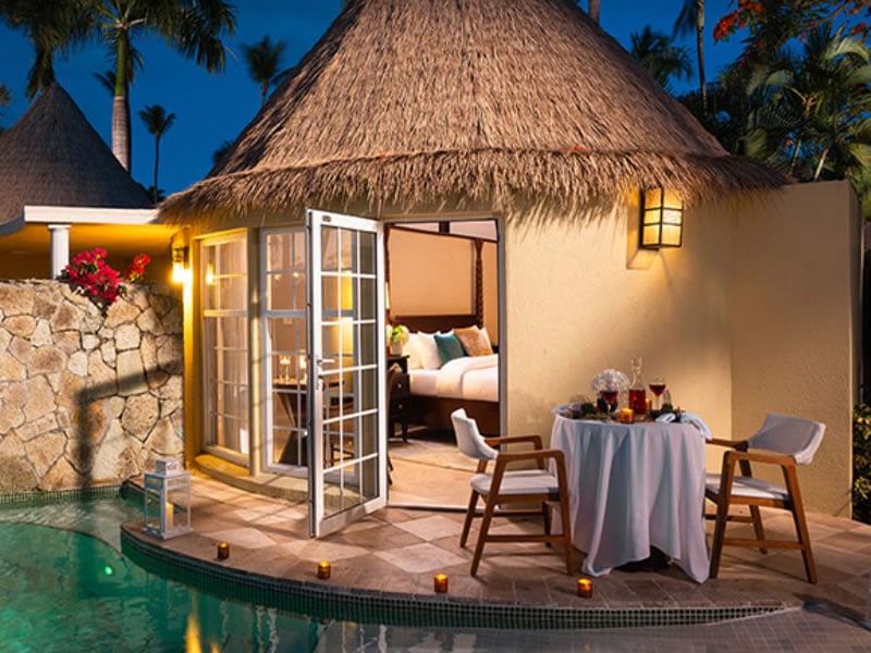 Caribbean Honeymoon Butler Rondoval with Private Pool Sanctuary