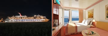 Carnival Freedom, Balcony cabin