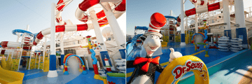 Water Works water park on board the Carnival Horizon