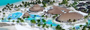 Aerial view of resort